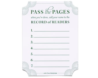 Bookplates | Pass The Pages | Set of 4