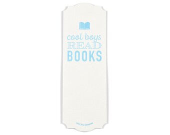 Bookmarks | Cool Boys | Letterpress