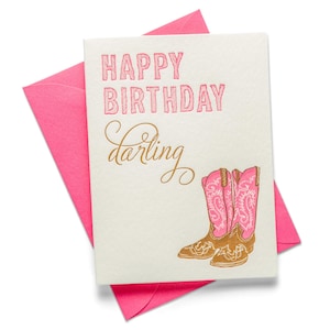 Joyeux anniversaire chérie | Anniversaire | Carte de voeux typographique