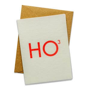 Ho3 / Vacaciones / Navidad / Tarjeta de felicitación impresa