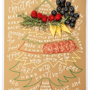 Charcuterie Spickzettel | Weihnachtsbaum