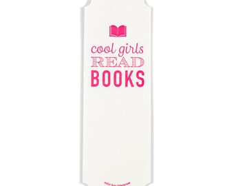Bookmarks | Cool Girls | Letterpress