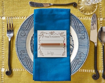 Place Cards | Thanksgiving with Letterpress