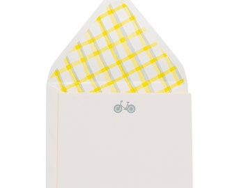 Juego de tarjetas de notas Fancy Pants / Bicicleta