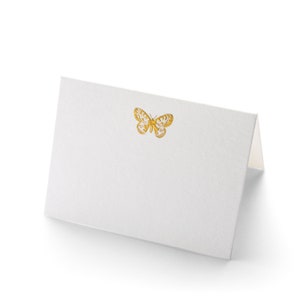 Cartões de lugar dobrados | Borboleta