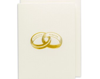 Together Forever | Love/Wedding | Engraved Greeting Card