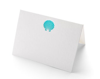 Folded Place Cards | Seashell