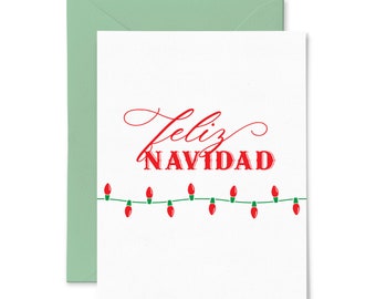 Feliz Navidad | Holiday/Christmas | Letterpress Greeting Card