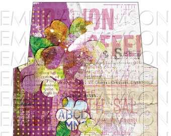 Printable Envelope Collage Sheet No. 10