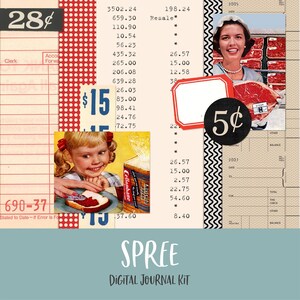 Spree Digital Printable Junk Journal Kit