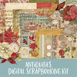 Antiquities - Digital Scrapbooking Kit