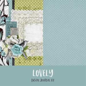 Lovely Digital Printable Junk Journal Kit