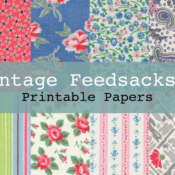 Feedsack Feed Sack - Etsy