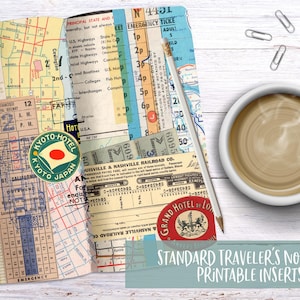 Carnet de notes numérique Travellers sur le thème du voyage