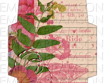 Printable Envelope Collage Sheet No. 8