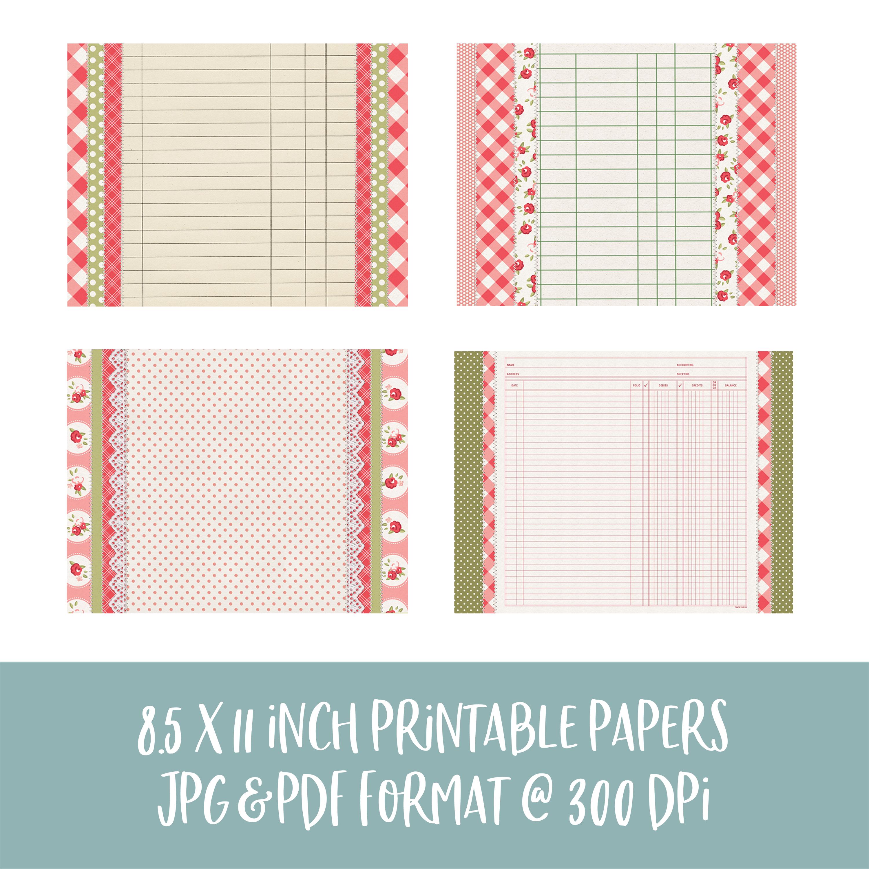 Tickled Pink Digital Printable Junk Journal Kit - Etsy Canada