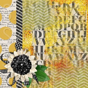 Digital Collage Sheet Printable No. 253 for Junk Journals and Digital Scrapbooking