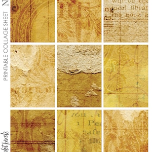 Digital Collage Sheet Printable No. 2 for Junk Journaling