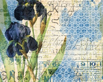 Hoja de collage digital imprimible n.º 277 para revistas basura y álbumes de recortes digitales