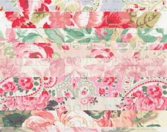 Vecchi lini 1 nastro washi stampabile 1 foglio collage digitale stampabile per diario spazzatura, pianificatori e scrapbooking digitale