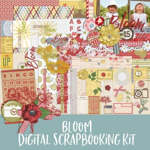 Bloom - Digital Scrapbooking Kit