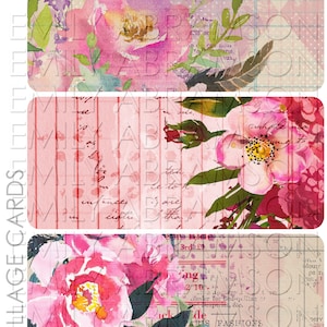 Collage Cards Printable Ephemera 5 for Junk Journaling