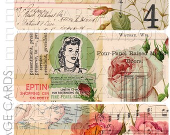 Collage Cards Printable Ephemera 7 for Junk Journaling