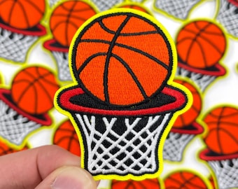 Basketball Hoop Patch, Basketball Patch Iron On, Embroidery Patch, Trucker Hat Patches, Diy Patch, Sport Patch, Mama Patch #175