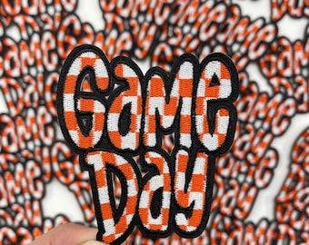 Game Day Patch, Gameday Embroidery Patches, Diy Patch, Iron On Patch, Sport Patch, Football Patch, Small Baseball Patch, Trendy #169
