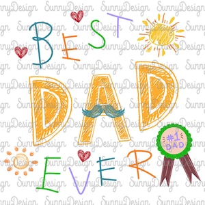 Mejor papá del mundo (Png) dibujado a mano, dibujo infantil (Png), feliz día del padre (Png), camiseta para papá (Png), regalo para papá (Png)