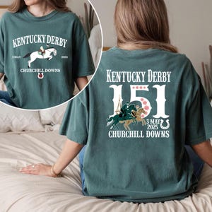 Kentucky Derby 2025 Png, Horse Racing Lover Shirt, 151st Run For the Roses TShirt, Retro Churchill Downs Racing Png, 2025 Derby Shirt Design