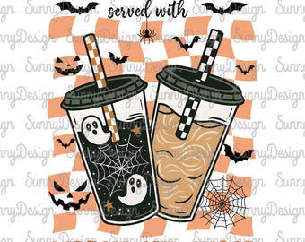 Freshly Boo&#39;d Coffee Png, Halloween Coffee Png, Trendy Halloween Png, Spooky Season, Spooky Halloween Coffee Art, Cute Ghost, Digital File