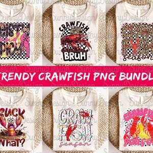Bundle Craw Fish Season Preppy Png, Feisty And Spicy Png, Summer Crawfish Shirt Png, Glitter Leopard Crawfish Design, Checkered Sublimation