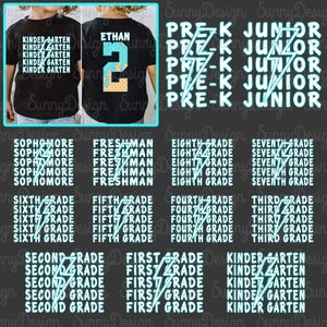 Neon Lightning Bolt Back To School Png Bundle, Custom Name Dripping Png, Kindergarten Pre-K 1st 2d 3d 4th 5th Grade Png,Ice Cream School Png