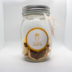 Maple Bourbon Fizz Cocktail Infusion