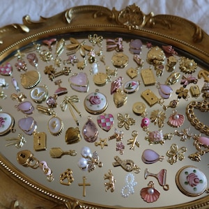 Charm Mix: Gold-Plated DIY Jewelry Charms image 1