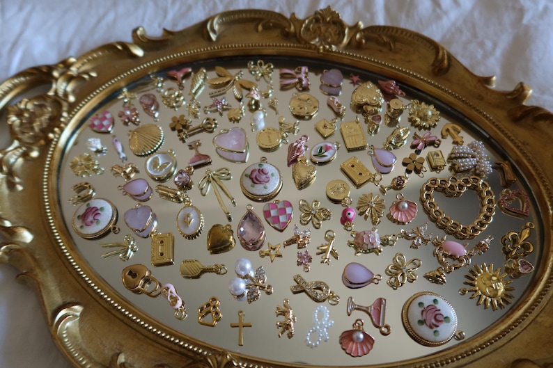 Charm Mix: Gold-Plated DIY Jewelry Charms image 1