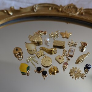 Charm Mix: Gold-Plated DIY Jewelry Charms image 2