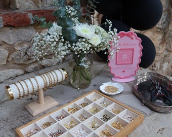 Party Charm Bar Kit - Custom Jewelry Making Party - Includes Charms & Supplies