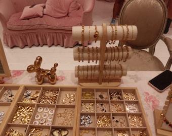 Shipped CHARM BAR - Pliers, Display, Jump Rings, Chains & Jewelry Holders - For Parties