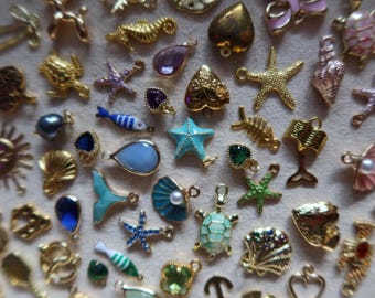 Charm Mix: Gold Plated Charms for DIY Jewelry