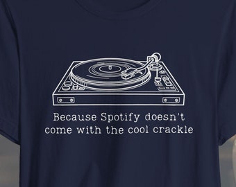 Funny Record Turntable | Unisex Short Sleeve Tee