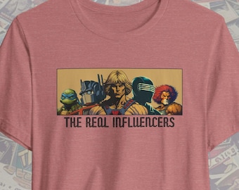 The Real Influencers | 80s Cartoon | Unisex Jersey Short Sleeve Tee