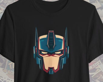 Optimus Prime Headshot | Transformers | Unisex Short Sleeve Tee