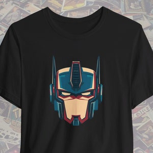 Optimus Prime Headshot | Transformers | Unisex Short Sleeve Tee