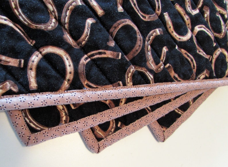 QUILTED WESTERN PLACEMATS 12 1/2 X 16 1/2 Set of 2 Etsy