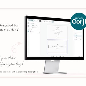 Designed for easy editing using Corjl
