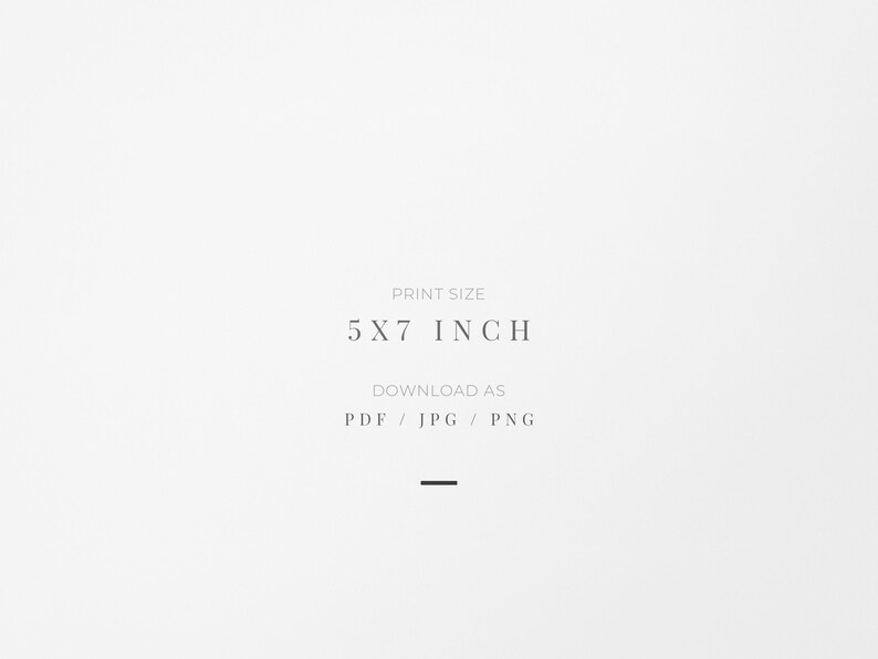 Print size 5x7 inch. Download as PDF, JPG or PNG