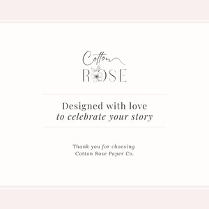 Thank you for choosing Cotton Rose Paper Co.