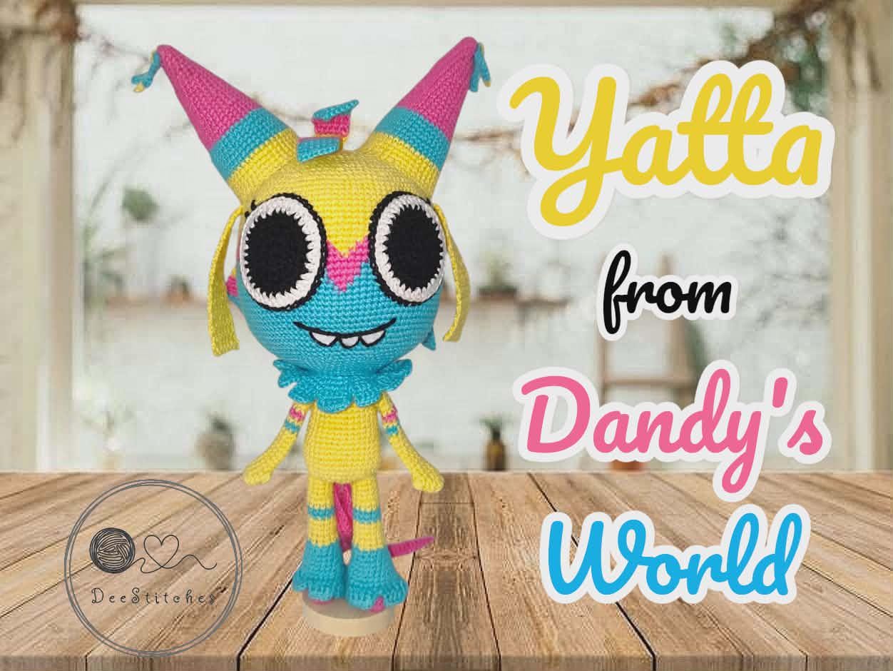 Crochet Amigurumi Dandy's World Yatta the Piñata Downloadable PDF